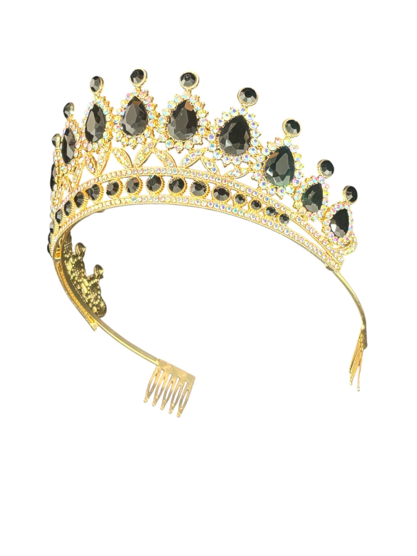 Crystal Tiara Crown HT879. (2PC)
