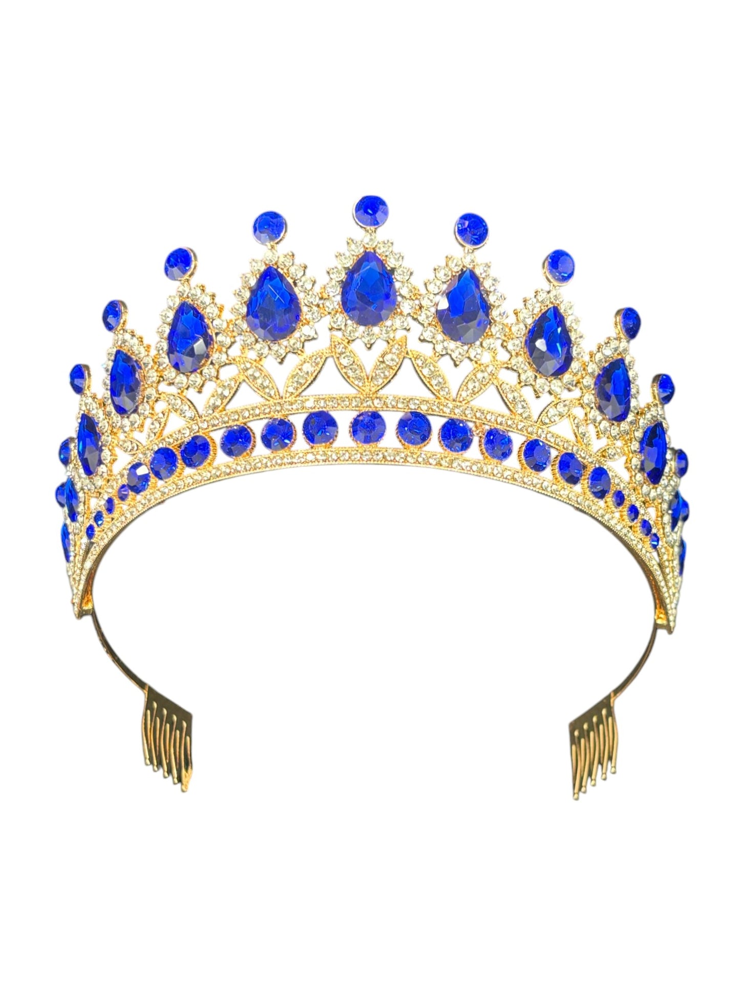 Crystal Tiara Crown HT879. (2PC)