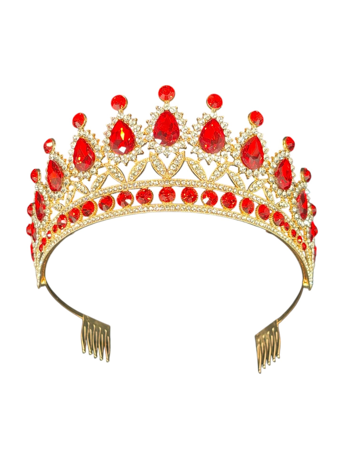 Crystal Tiara Crown HT879. (2PC)