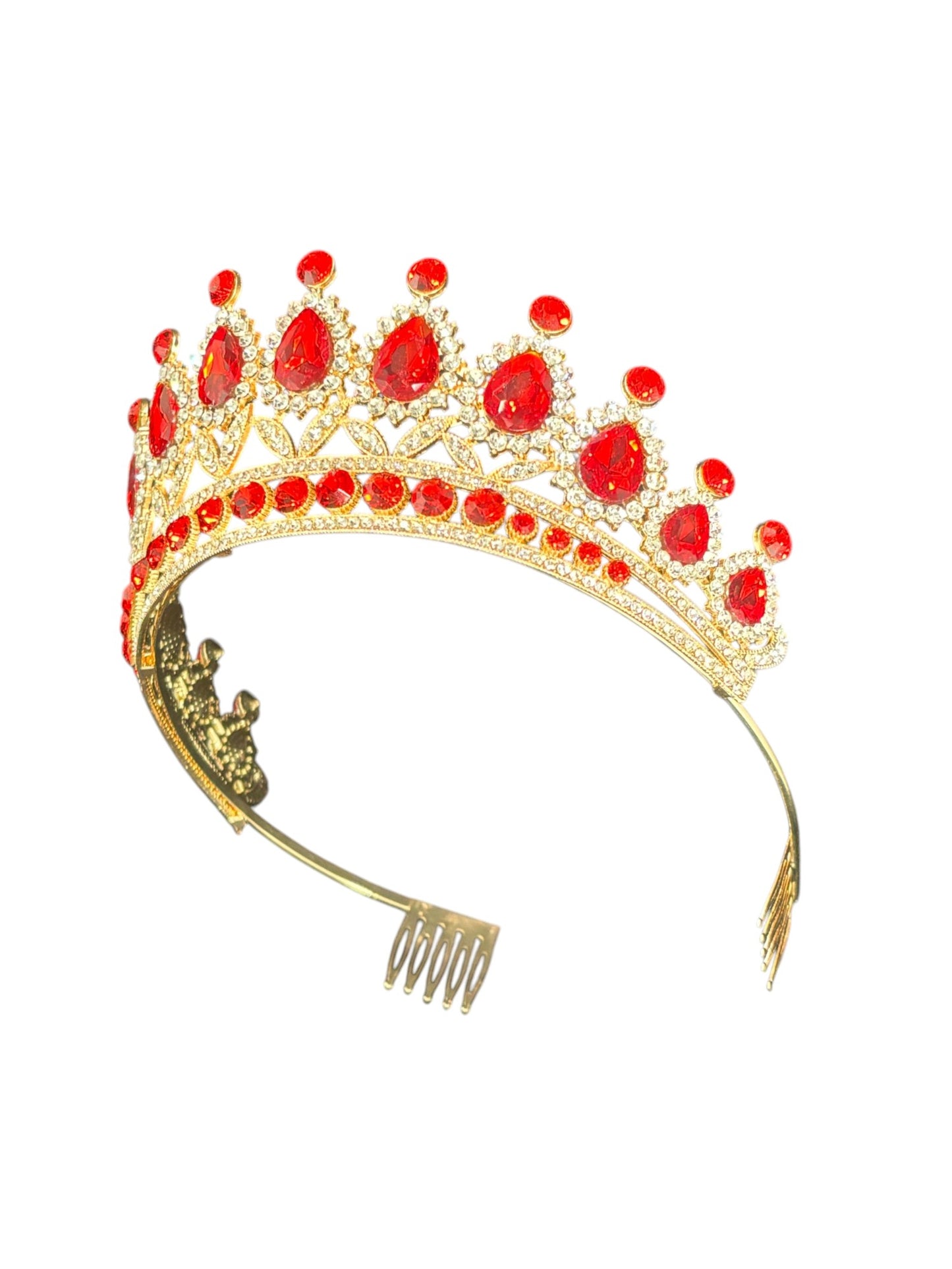 Crystal Tiara Crown HT879. (2PC)