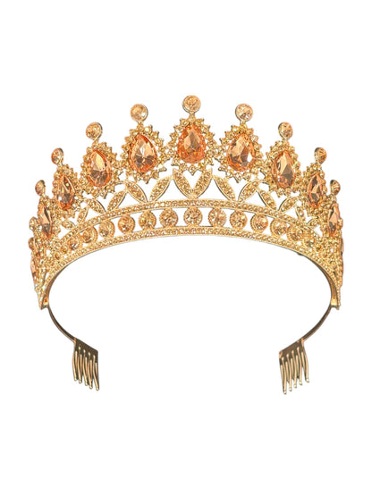 Crystal Tiara Crown HT879. (2PC)