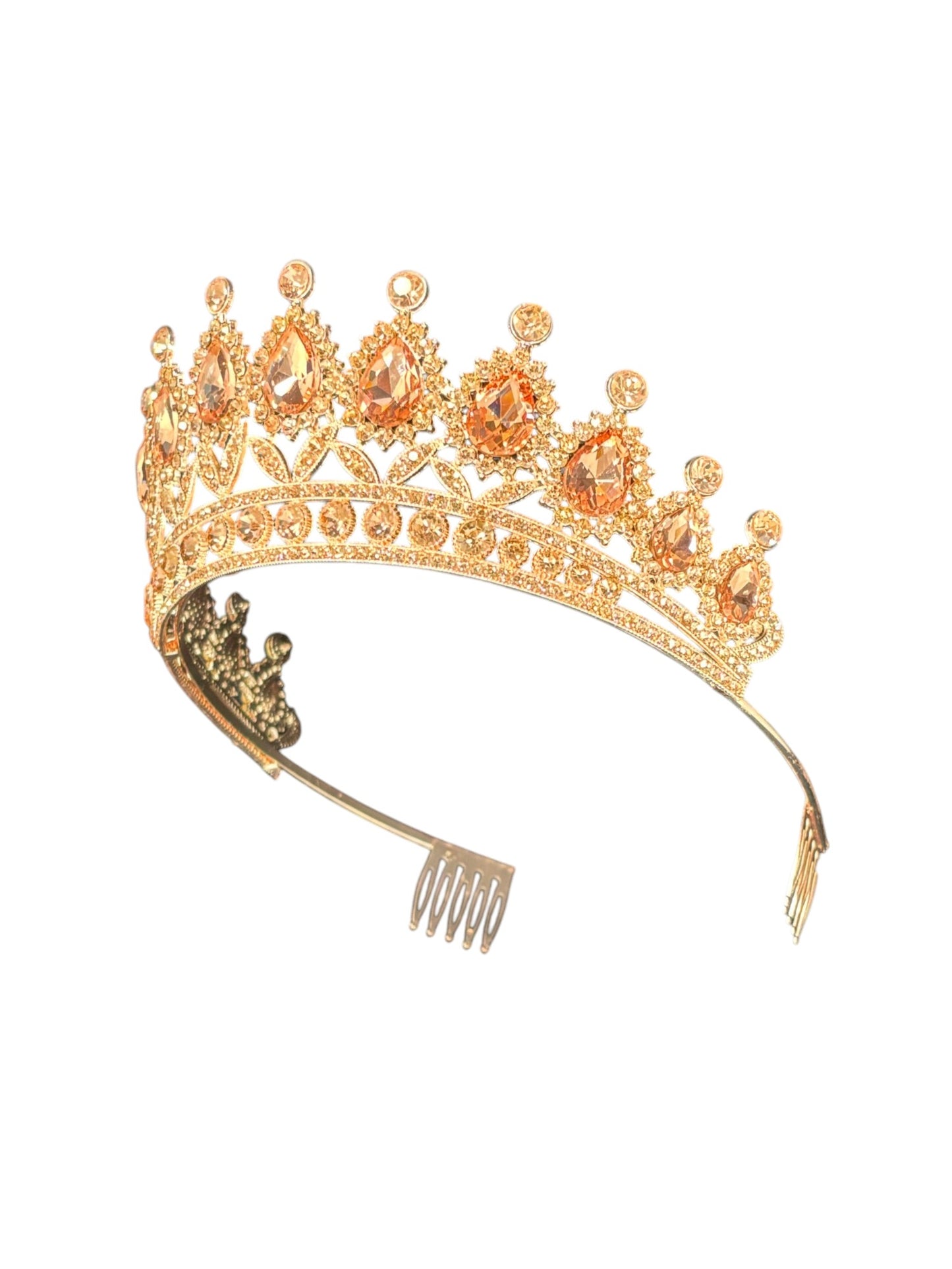 Crystal Tiara Crown HT879. (2PC)