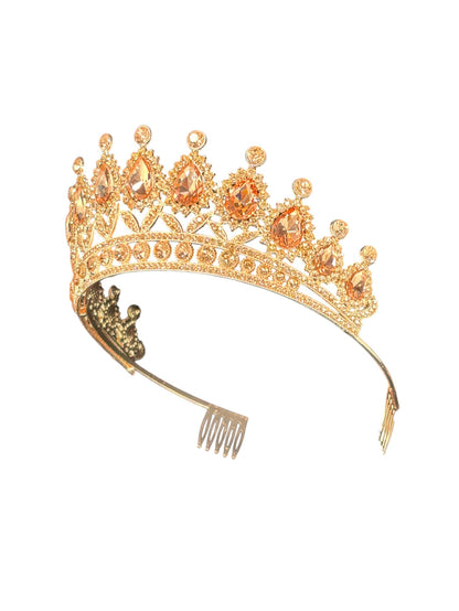 Crystal Tiara Crown HT879. (2PC)