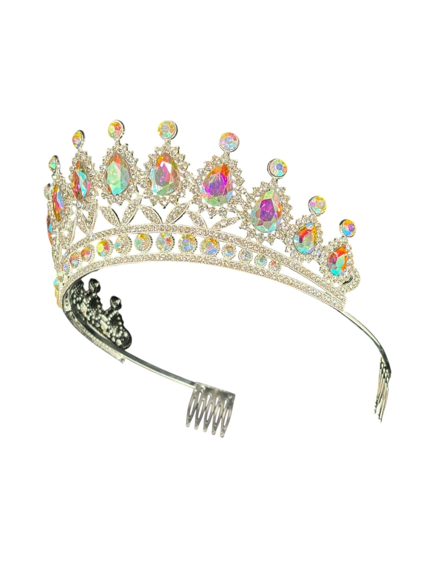 Crystal Tiara Crown HT879. (2PC)