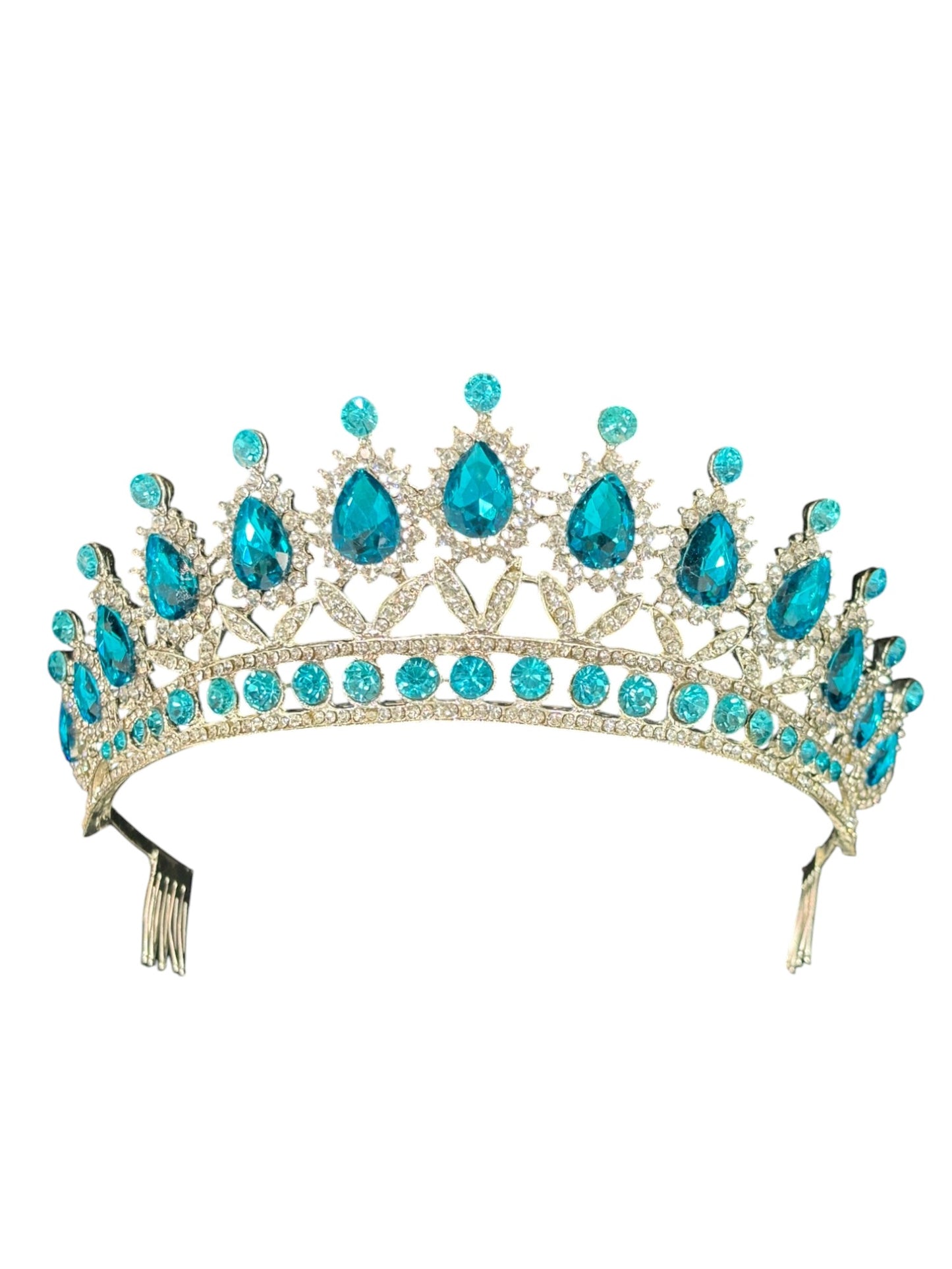 Crystal Tiara Crown HT879. (2PC)