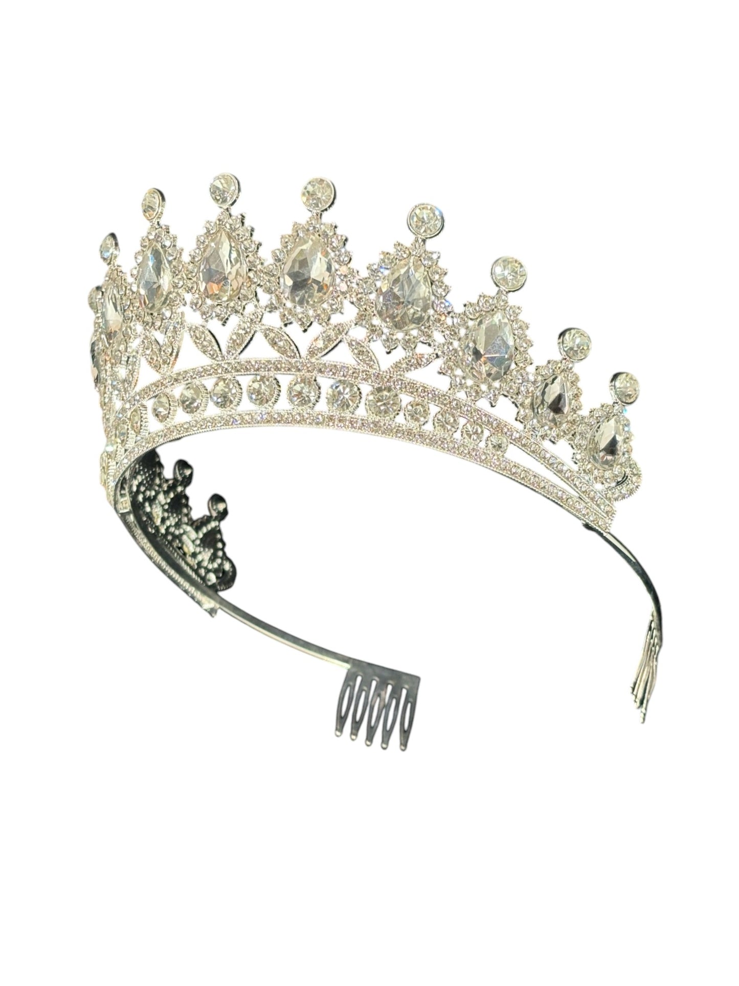 Crystal Tiara Crown HT879. (2PC)