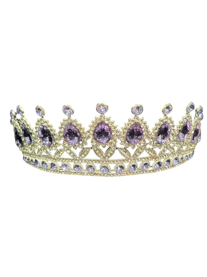 Crystal Tiara Crown HT879. (2PC)