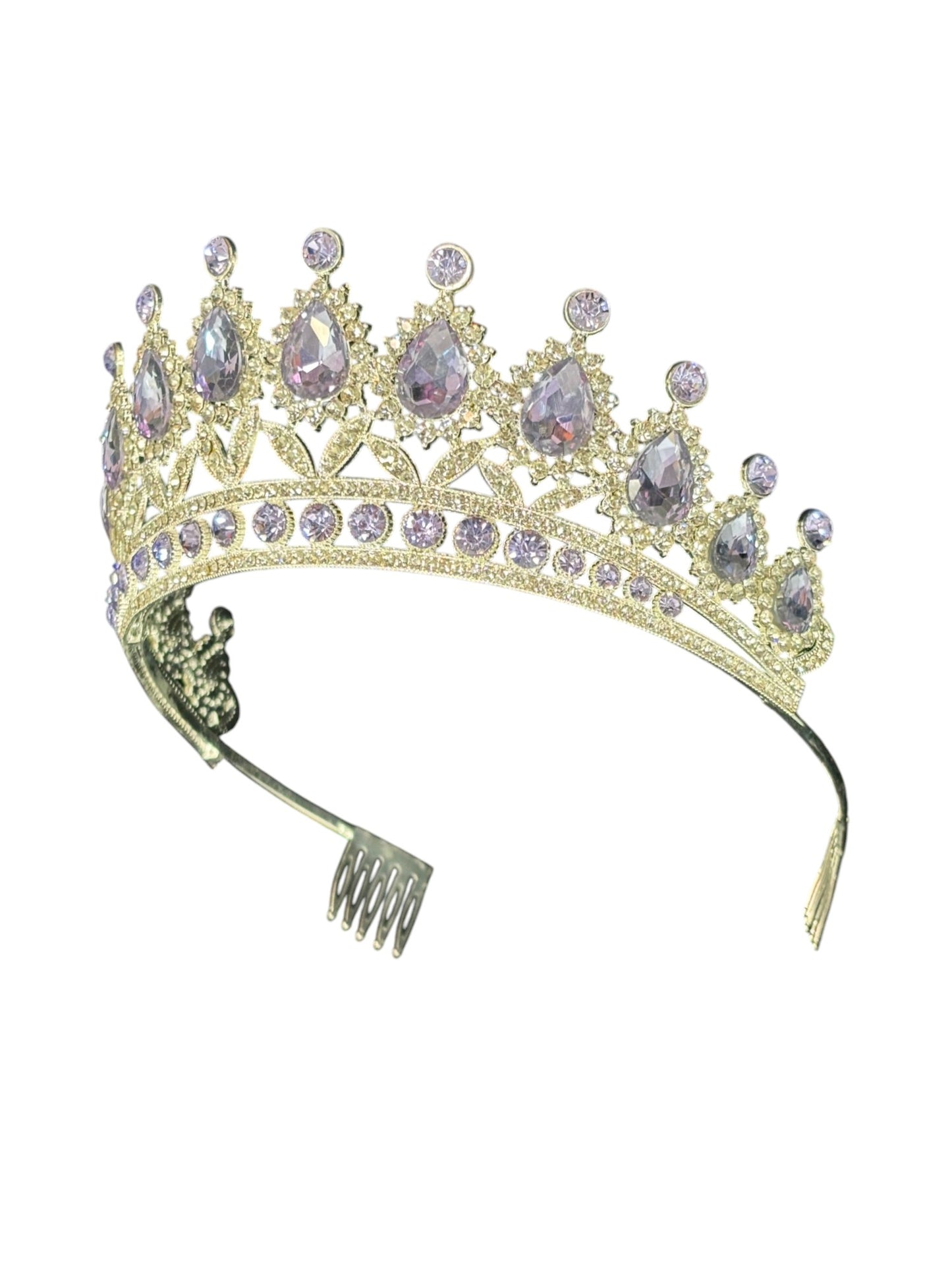 Crystal Tiara Crown HT879. (2PC)