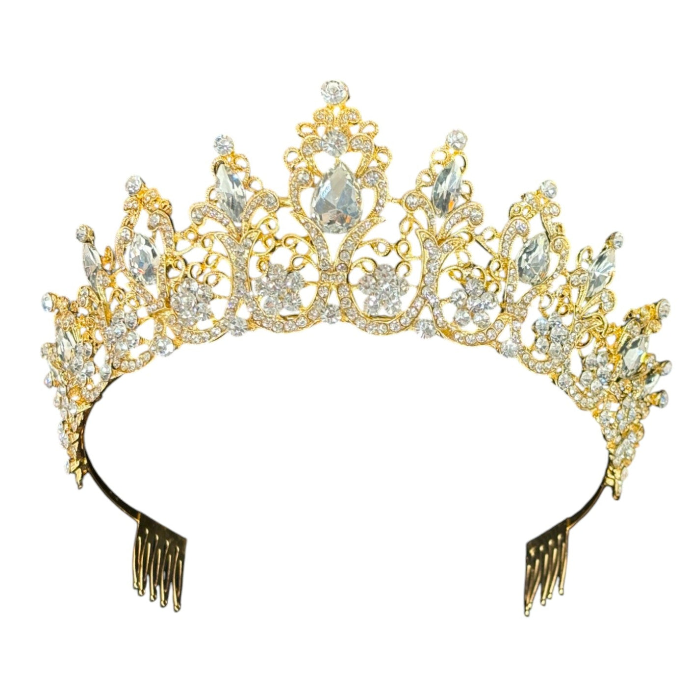 Crystal Tiara Crown HT915 (1PC)