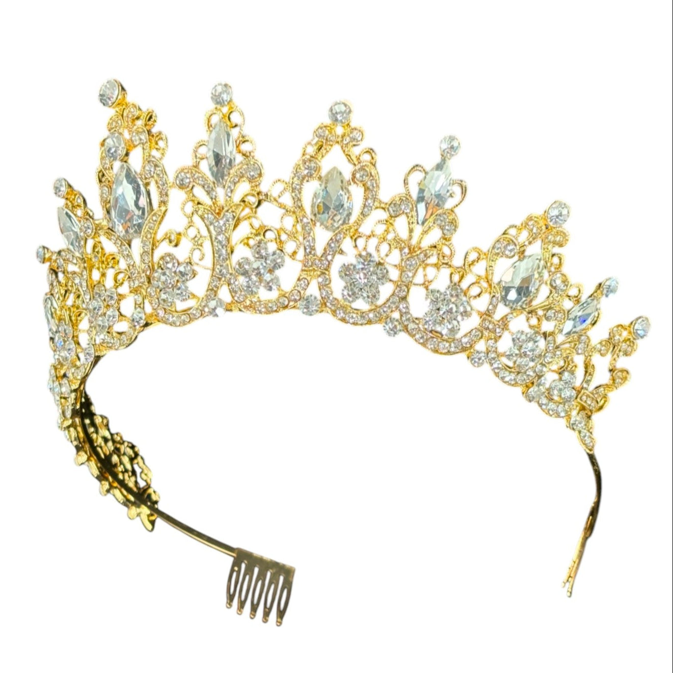 Crystal Tiara Crown HT915 (1PC)
