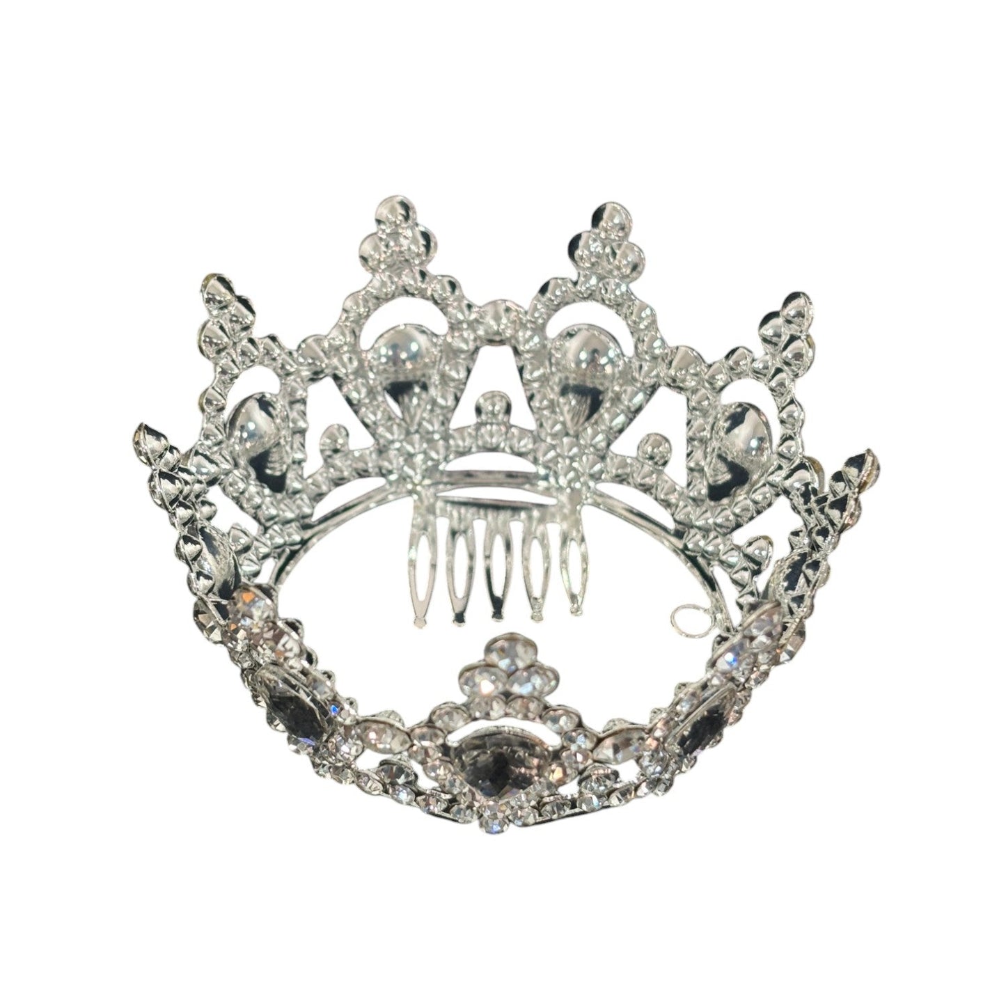 Crystal Small Tiara Hair Comb HT952 (1PC)