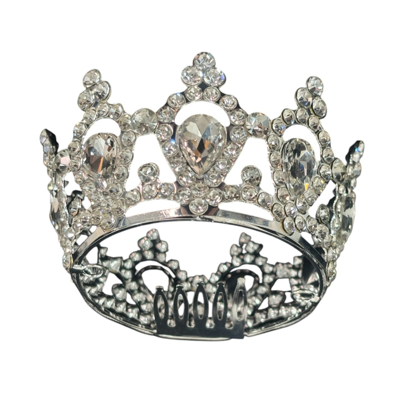 Crystal Small Tiara Hair Comb HT952 (1PC)