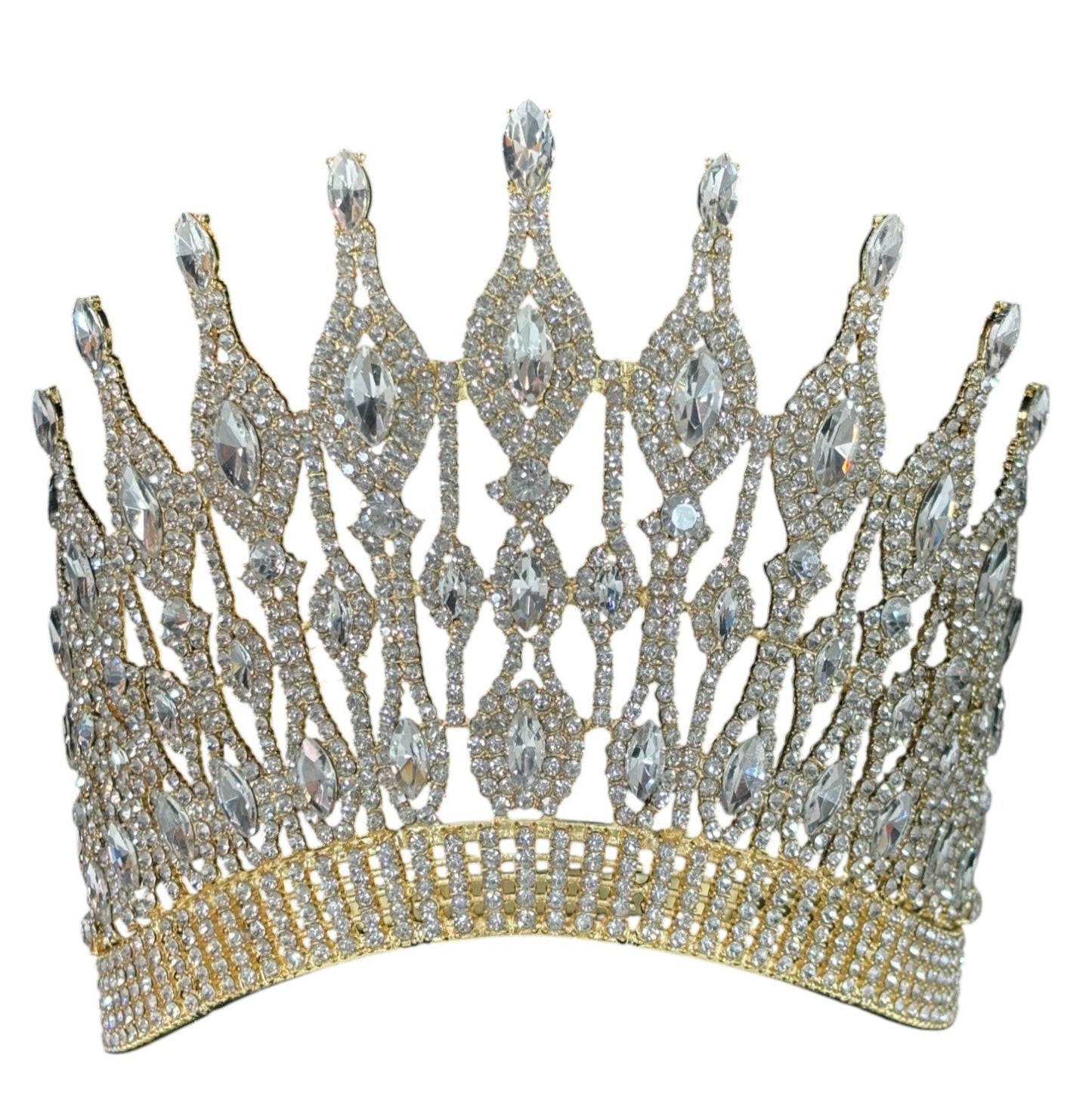 Crystal Tiara Crown HT956 (1PC)