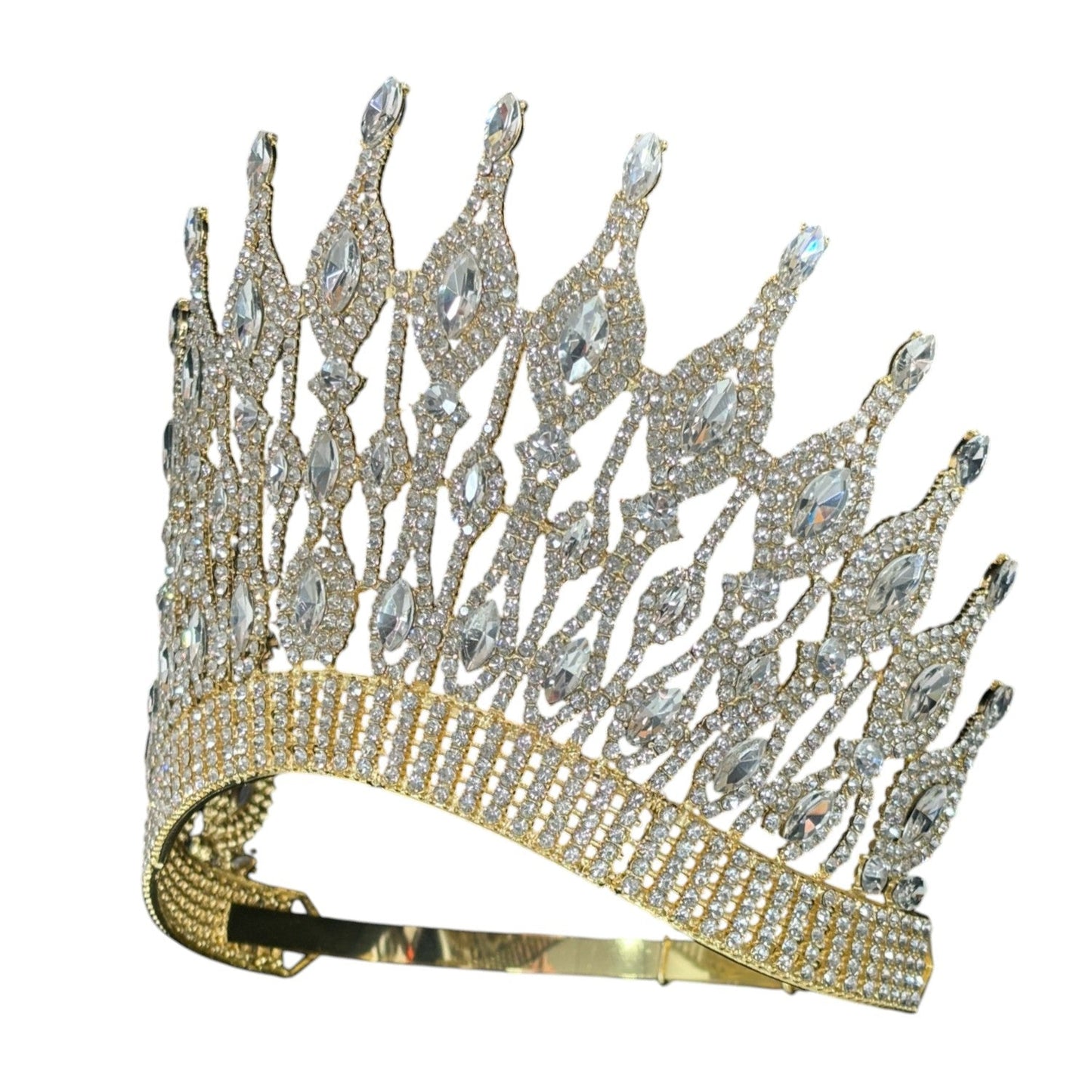 Crystal Tiara Crown HT956 (1PC)