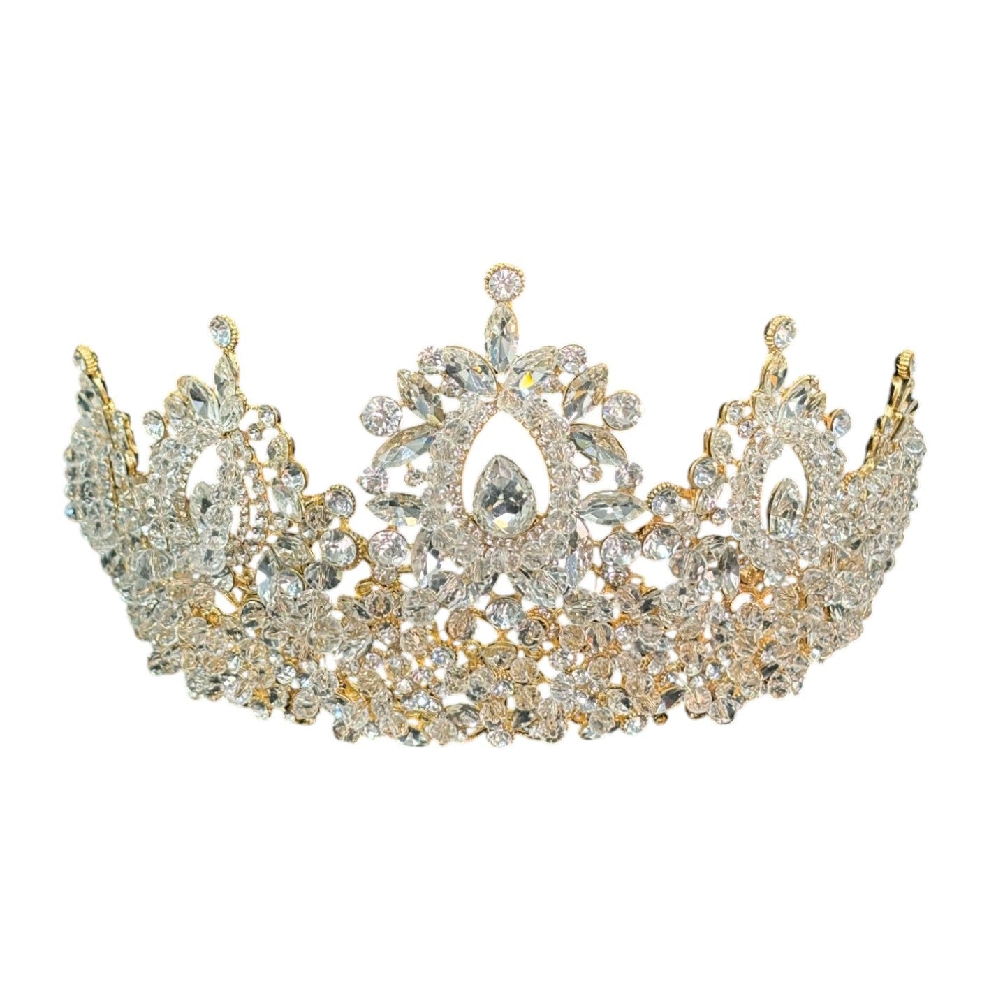 Crystal Tiara Crown HT962 (1PC)