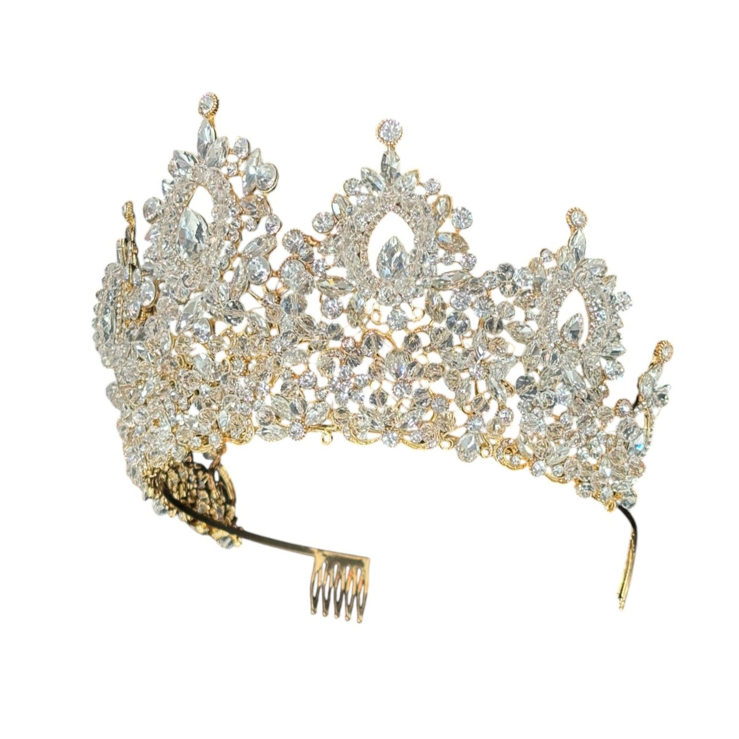 Crystal Tiara Crown HT962 (1PC)
