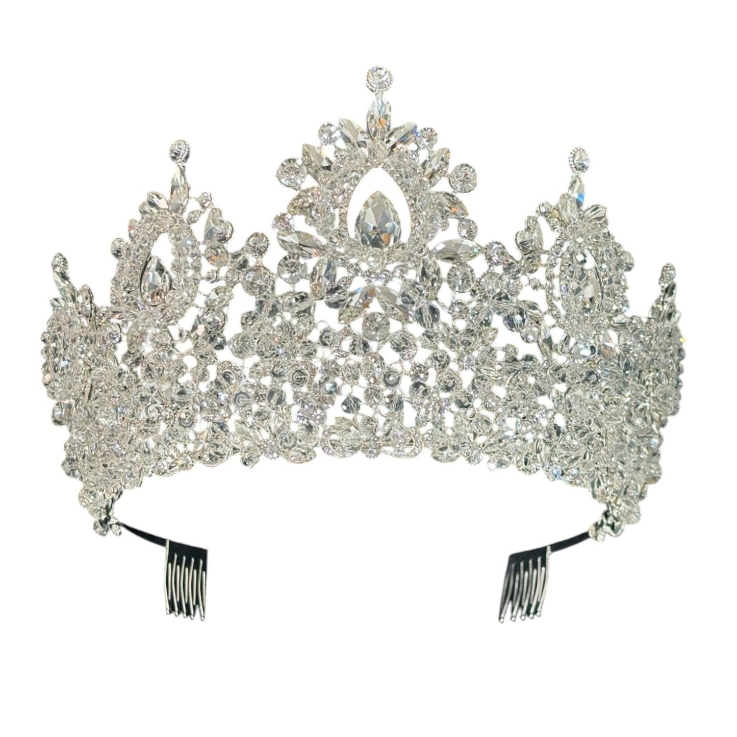 Crystal Tiara Crown HT962 (1PC)