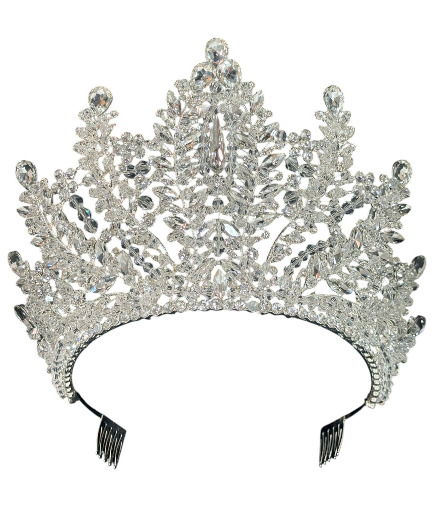 Crystal Tiara Crown HT963 (1PC)
