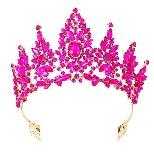 Crystal Tiara Crown HT0987(1PC)