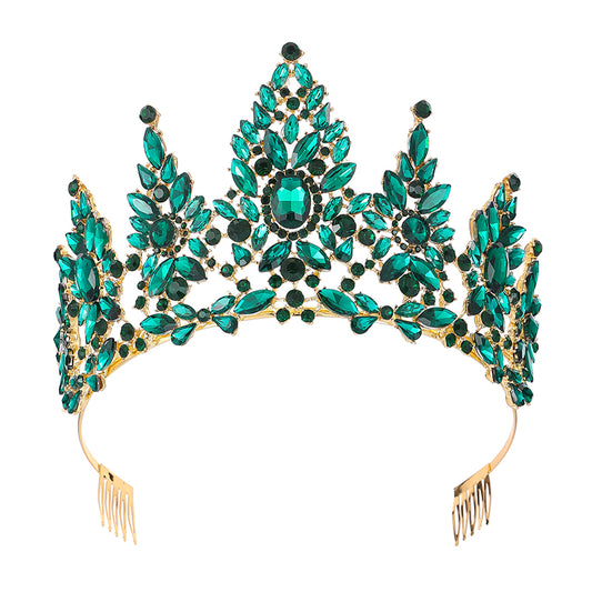 Crystal Tiara Crown HT0987. (1PC)