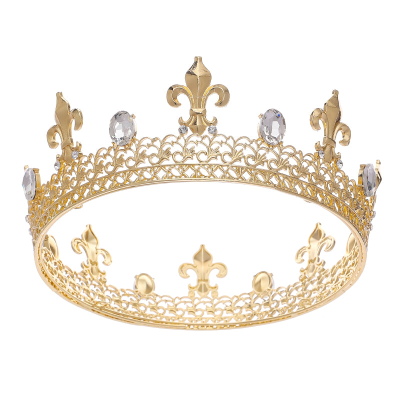 Crystal Tiara Crown HT0989 (2PC)