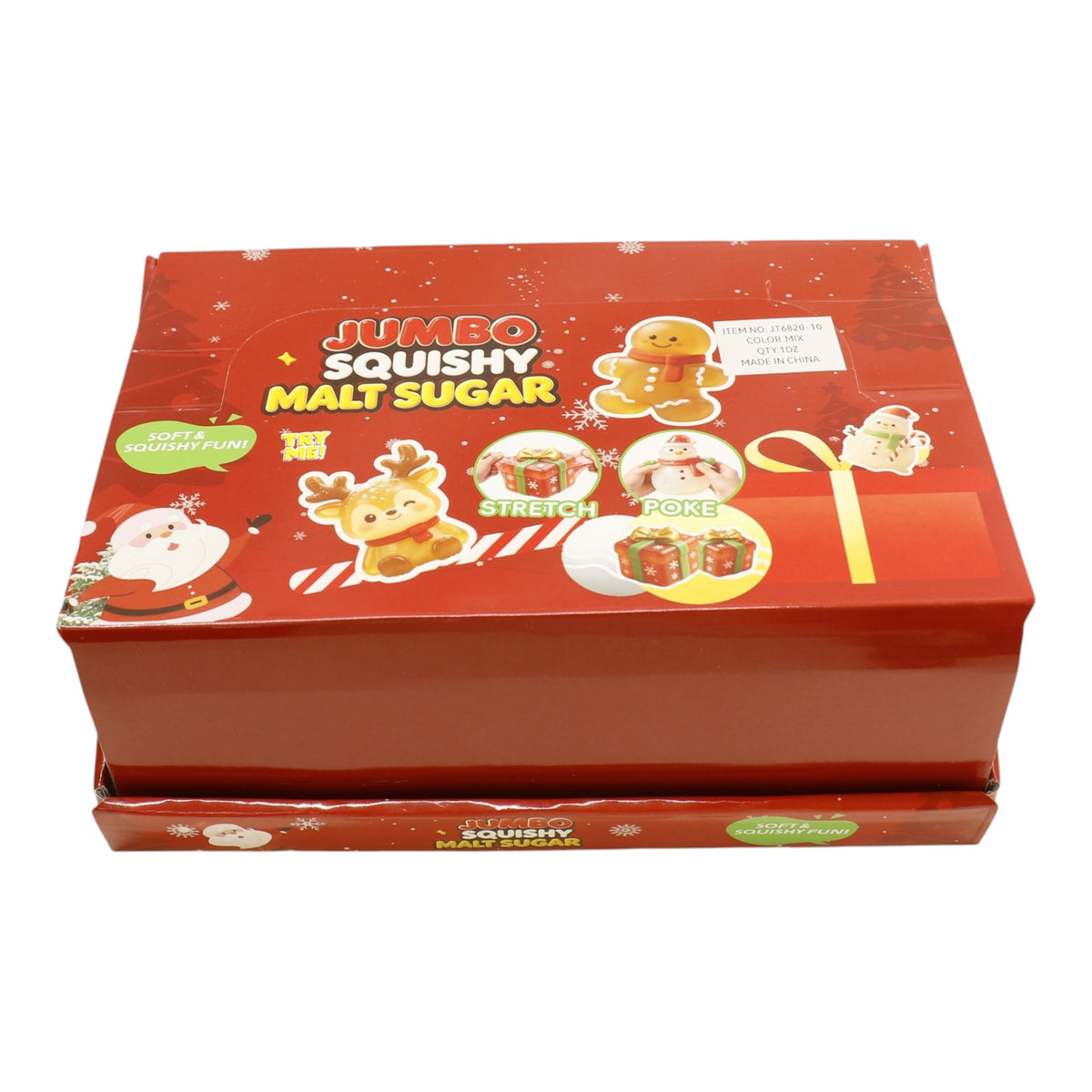Christmas Squishy Toy JT6820-10 (12PC)