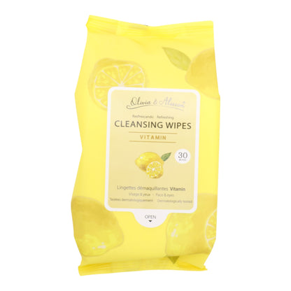 Vitamin Cleansing Makeup Remover Wipes MIT011. (6PK)