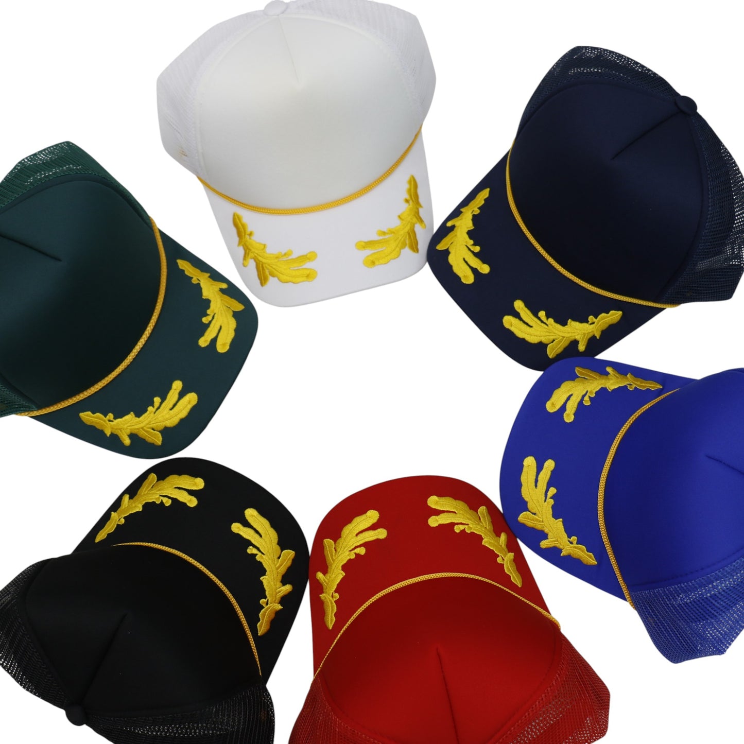 Captain Five Panel Foam Trucker Hat HA1420 (3PC)