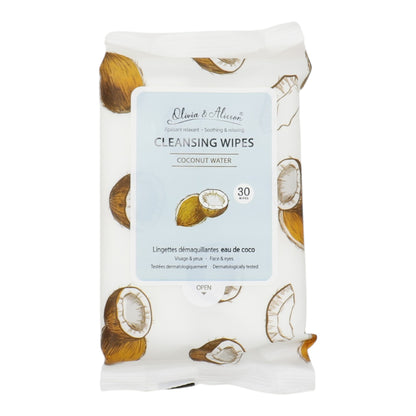 Coconut Water Cleansing Makeup Remover Wipes MIT001 (6PK)