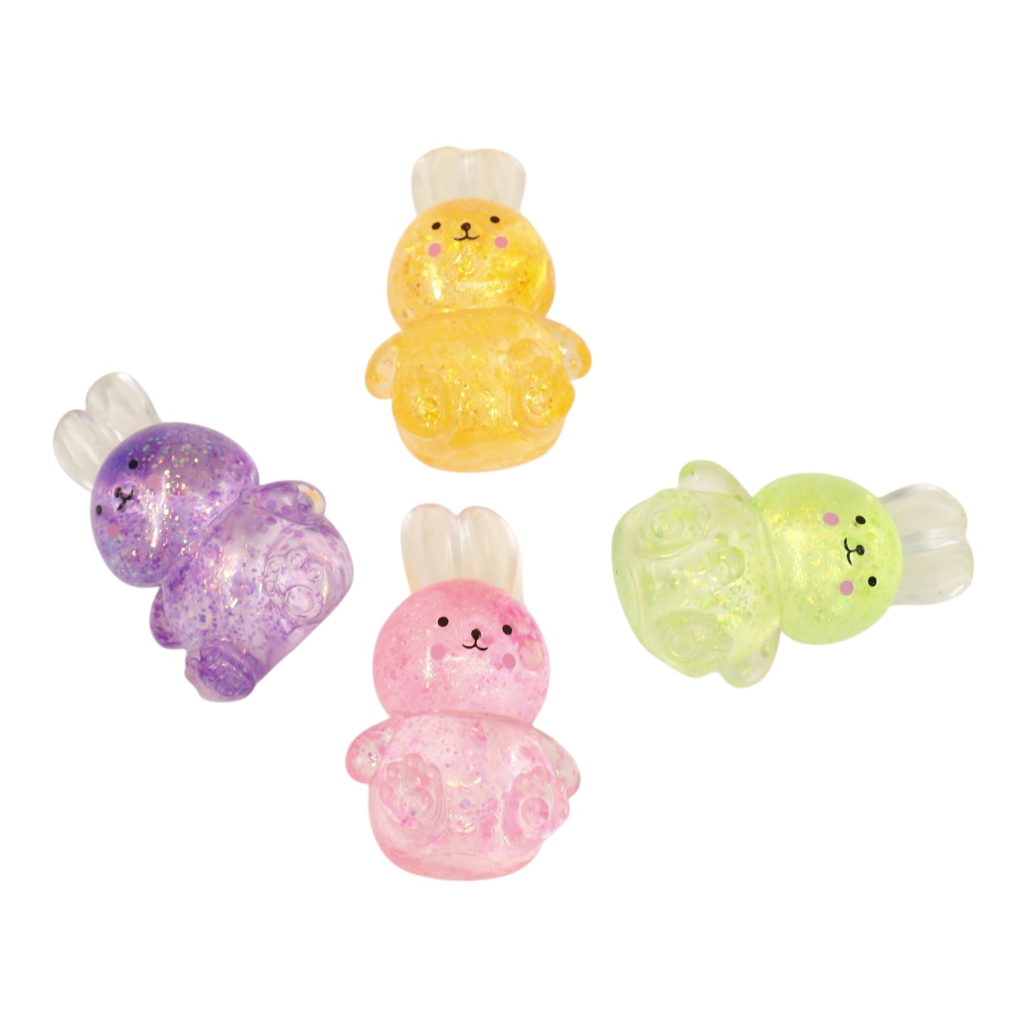 Glitter Maltose Sugar Bunny Squishy Toy SS6510-203 (12PC)