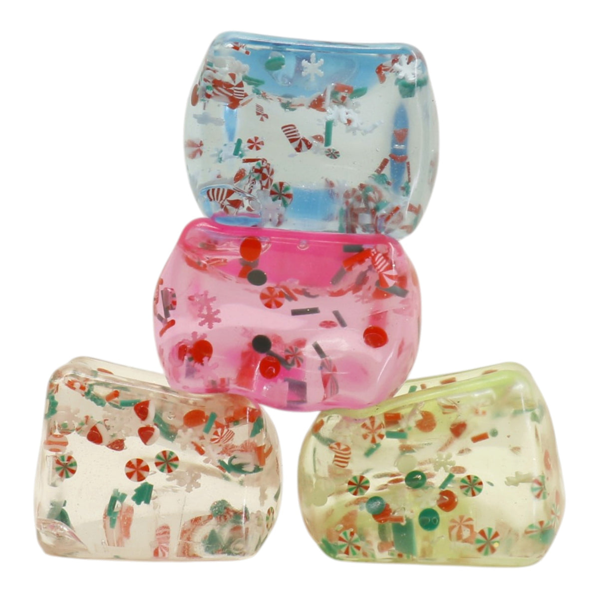 Christmas Cube Squishy Toy JT6820-15 (12PC)