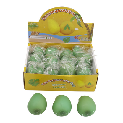 Avocado Flour Squishy Toy JT6608-3 (12PC)