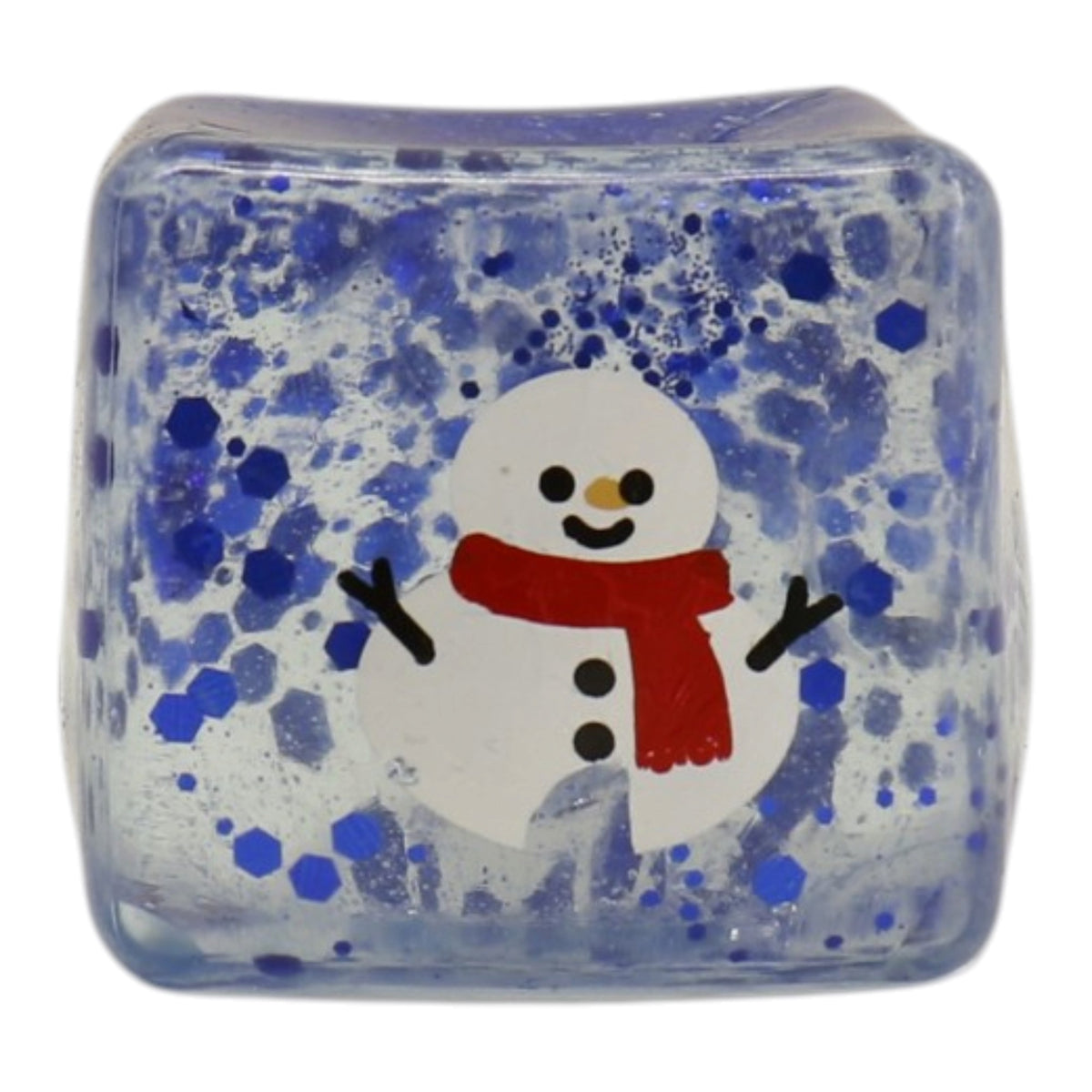 Christmas Glitter Cube Squishy Toy SS6821-9 (12PC)