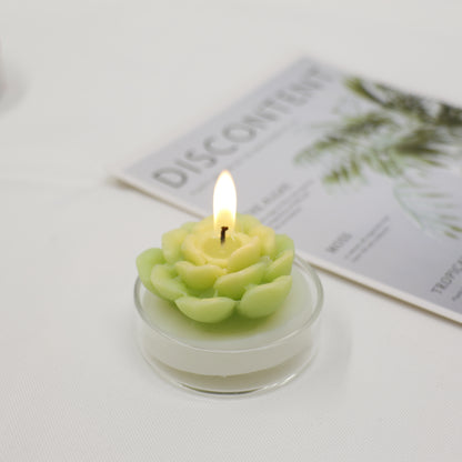 Flower Shape Scented Candle SS41106-23. (12PC)