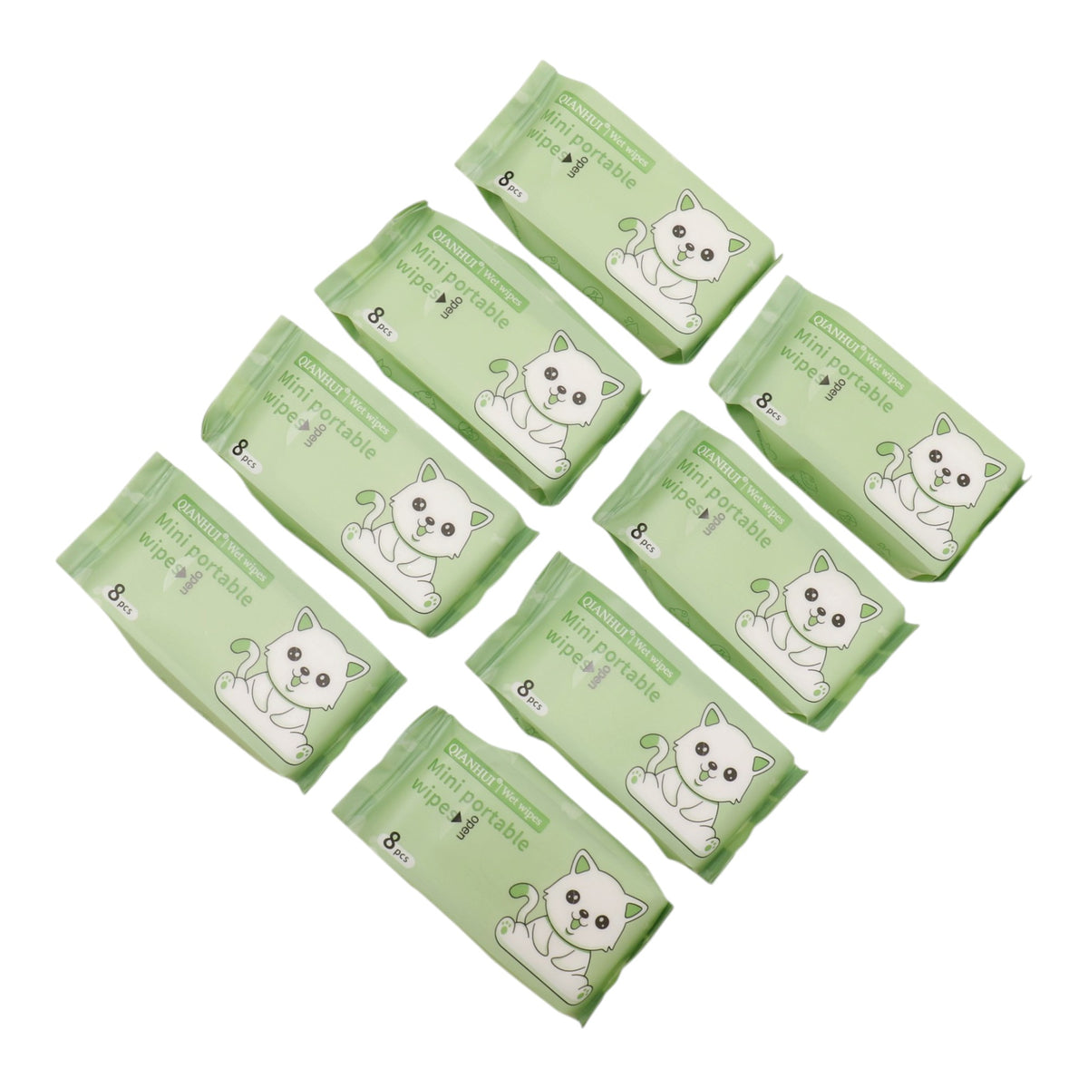 Cute Mini Portable  Wipes SJ0036 (12PK)