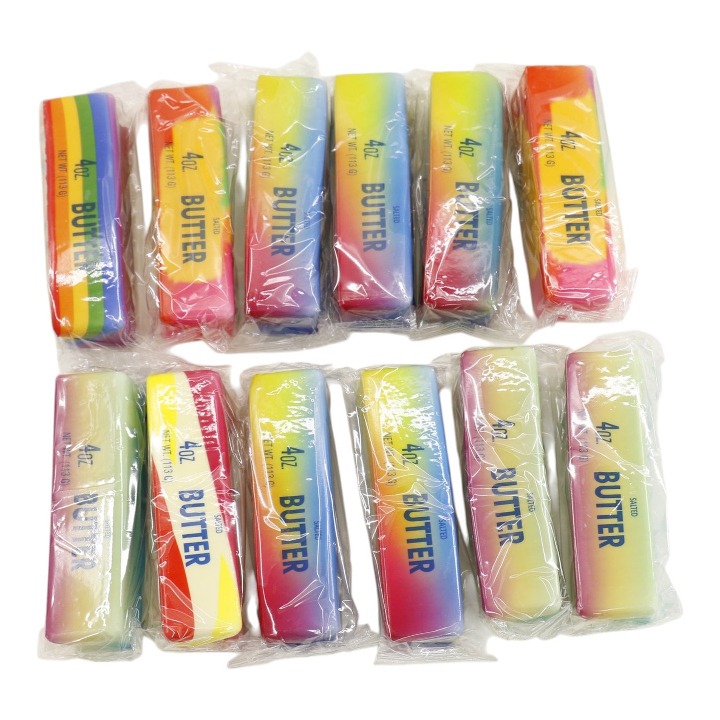 Marbled Salted Squishy Butter Toy JT6603-8 (12PC)