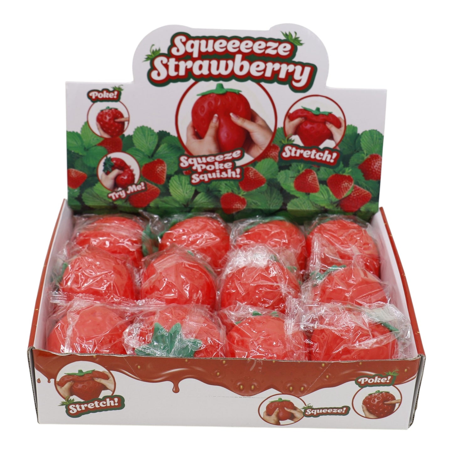 Straberry Flour Squishy Toy SS6607-2 (12PC)