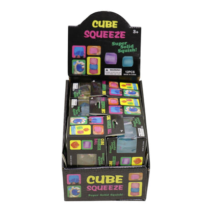Colorful Cube Squishy Toy SQ6509-1 (12PC)