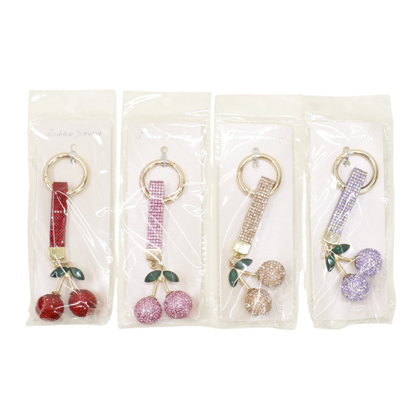 Cherry Rhinestone Keychain and Bag Charm JK6228-3 (12)
