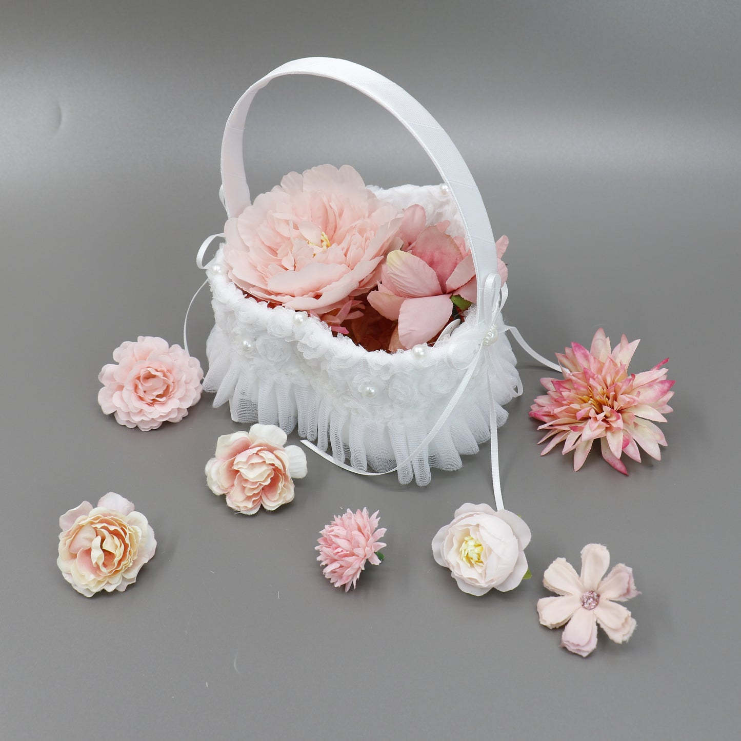 Wedding Flower Basket WB2006. (2pc)