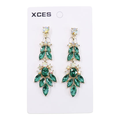 Oval Crystal Drop Bridal Earring JE7308 (3PAIR)