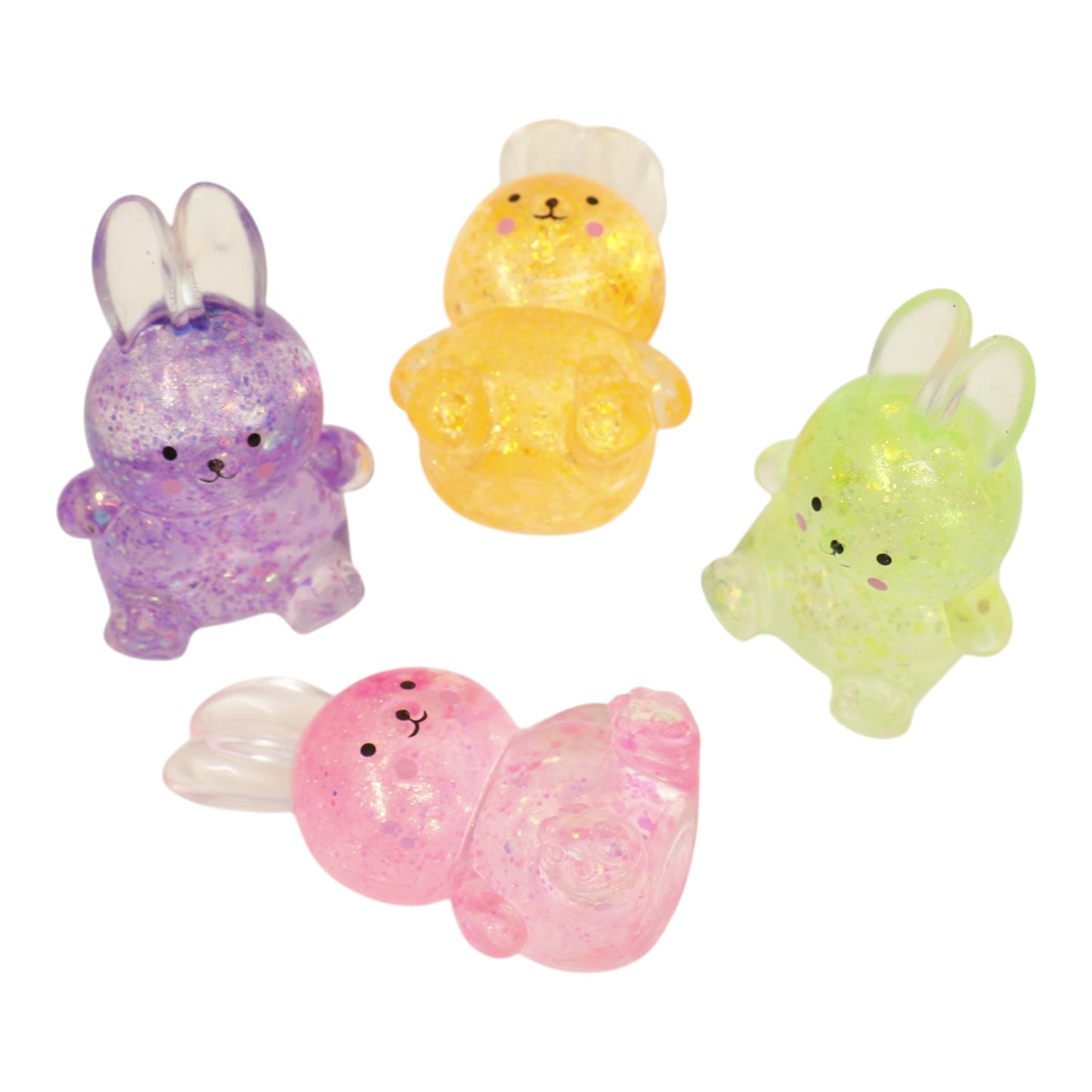 Glitter Maltose Sugar Bunny Squishy Toy SS6510-203 (12PC)