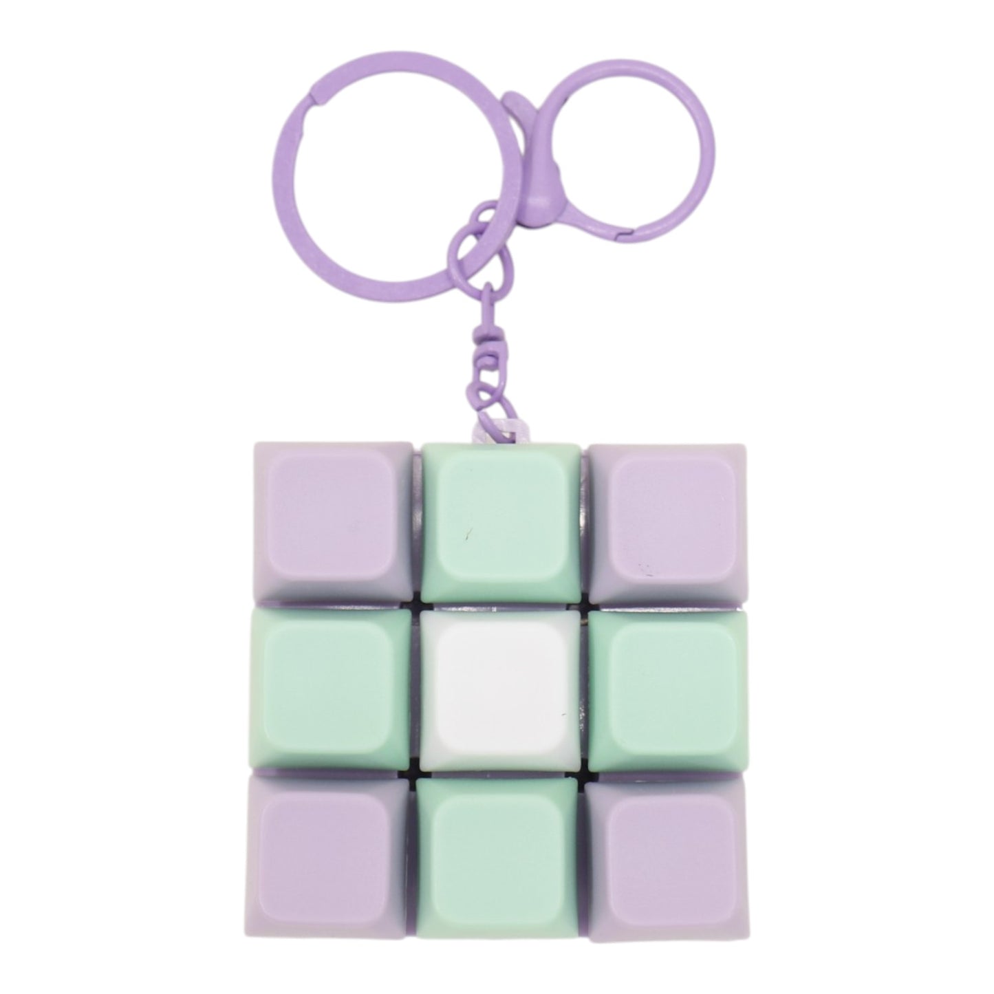 Colorful Keyboard Clicky Keycap Fidget Keychain  SS6426-1 (12)