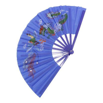 Dragon Large Traditional Perigon Line Dance Folding Fan 0640 (12PC)