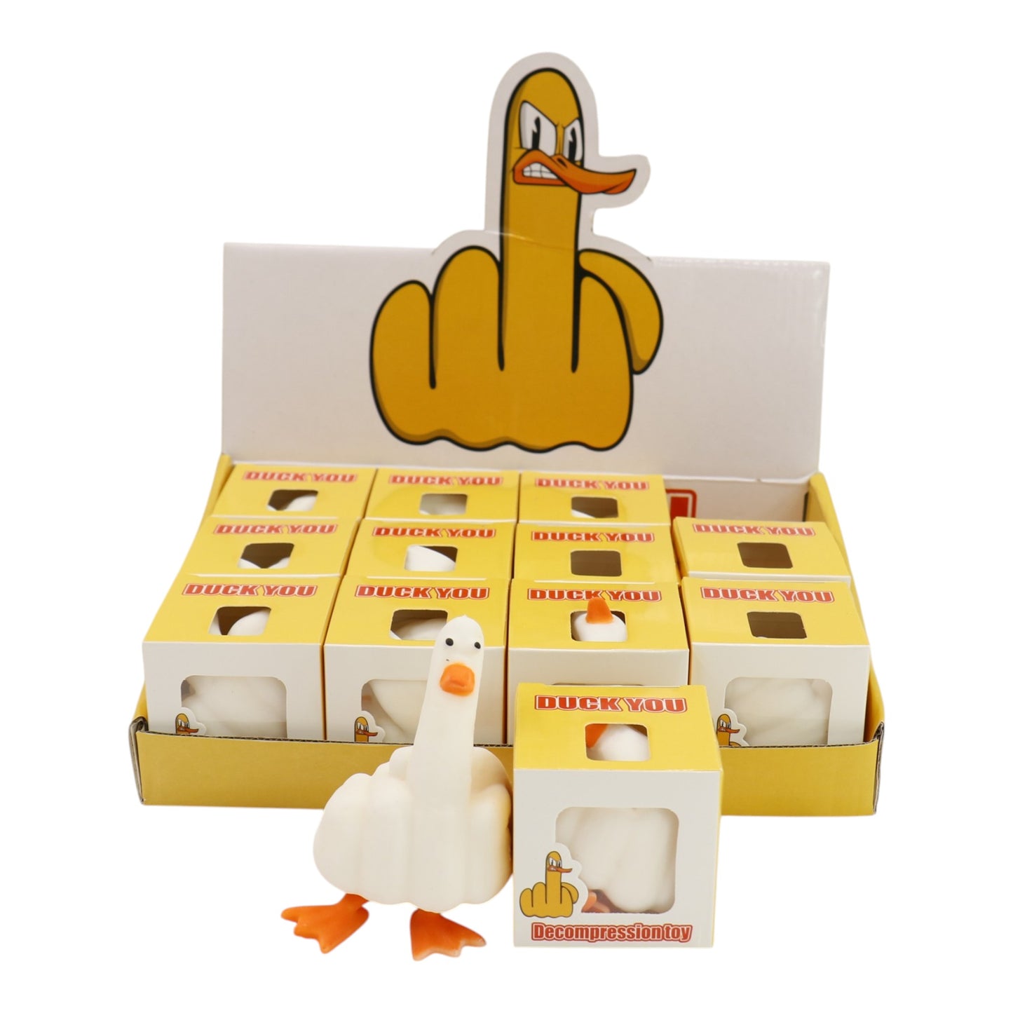 Animal Goose Flour Squishy Toy JT6602-3 (12PC)