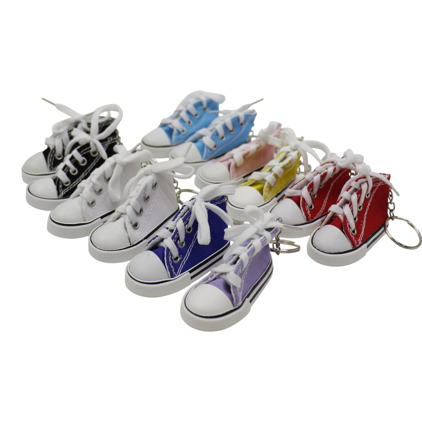 Cute Canvas Rubber Sole Sneakers Key Chain KC5909-4 (12PC)