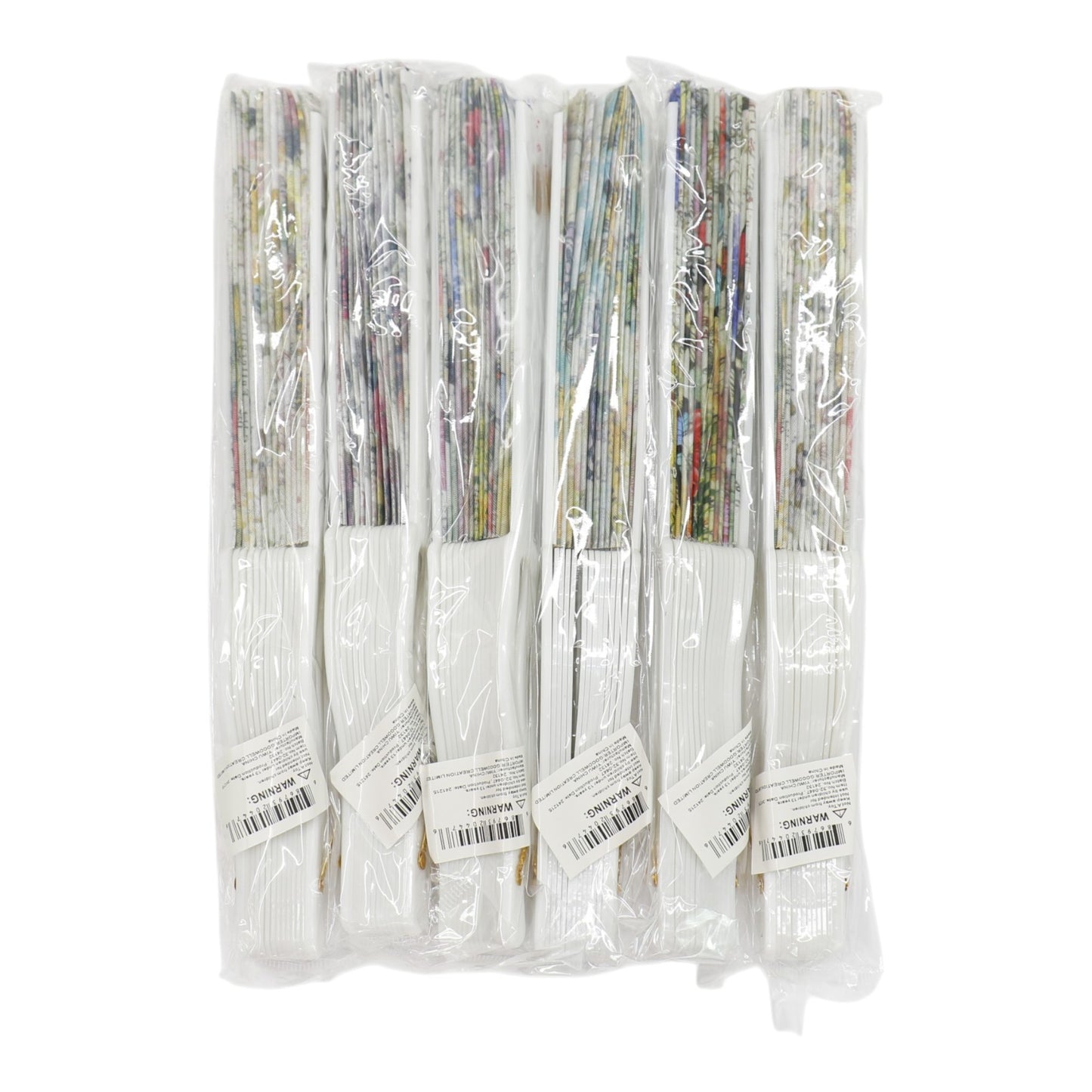 Butterfly Souvenir HandHeld Folding Fan FN0447 (12PC)
