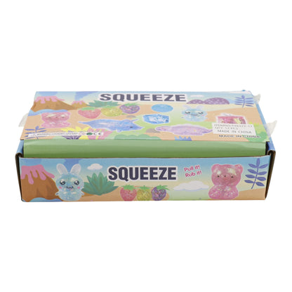 Iridescent Glitter Cube Maltose Putty Filled Squishy TY6327-11 (12PC)