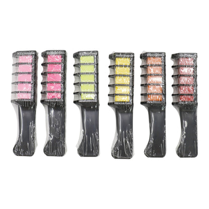 Temporary Hair Color Chalk Comb DM4127-5 (12PC)