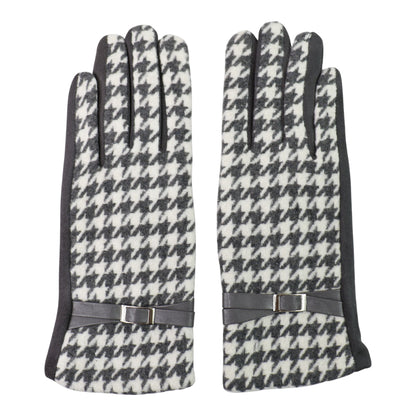 Women's Houndstooth Touch Screen Gloves GL183.. (12PAIR)